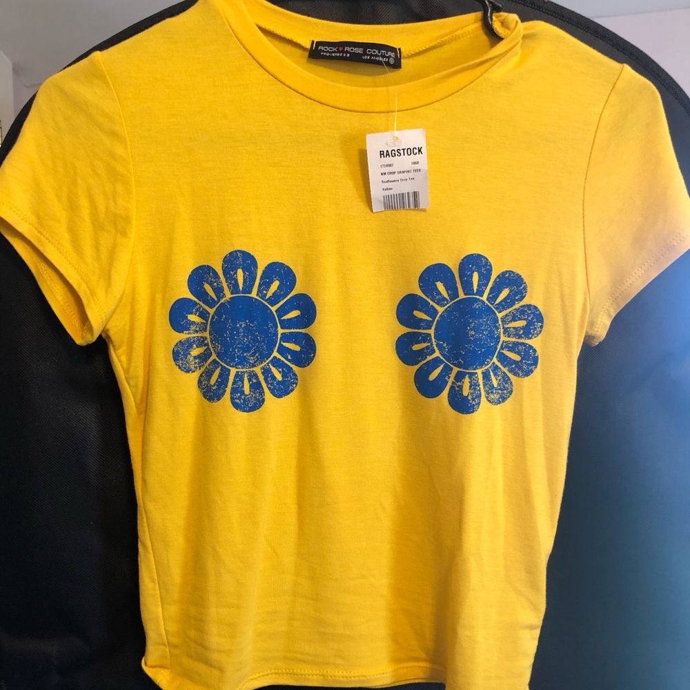 Yellow Flower Graphic Tee